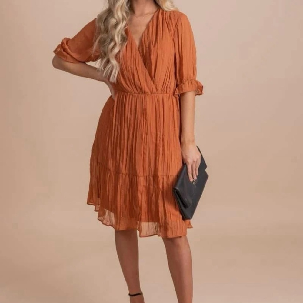 Bella Ella Boutique Tan Dress - Picture 5 of 13